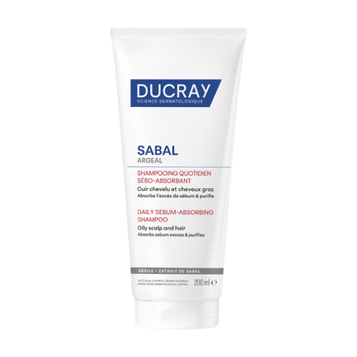 Ducray Sabal Argeal Daily Sebum-Absorbing Shampoo For Oily Hair 200mL