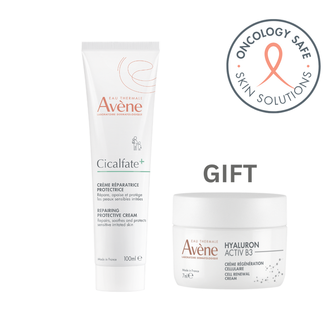Avene Pink Bundle Cicalfate Repair Cream 100ml + Free Hyaluron Activ B3 Day Cream 7ml