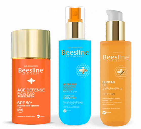 Beesline Sun Bundle - Suntan Oil + After Sun + Age defence fluid