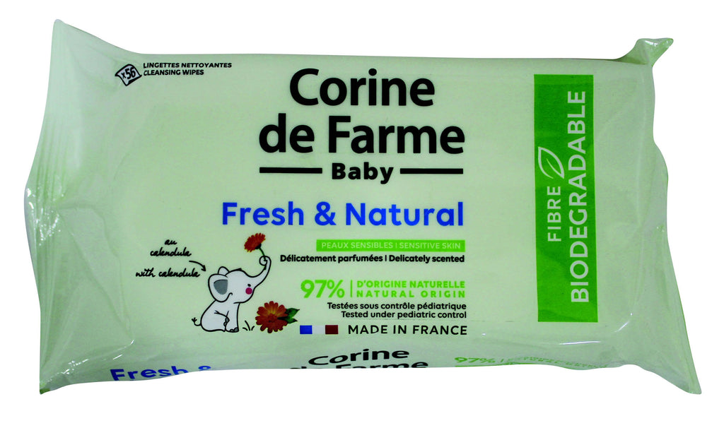 Corine De Farme Wipes Fresh And Natural