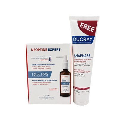 Ducray Buy Ducray Neoptide Expert Anti-hair loss & growth serum & get a FREE 100ml Anaphase anti-thinning shampoo