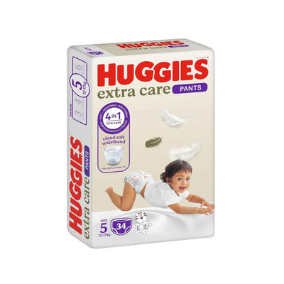 Huggies Extra Care Pants Size 5 (12-17Kg) 34 Pants