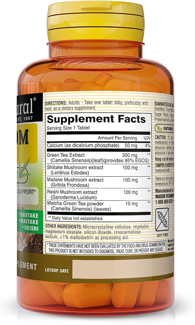 Mason Natural Mushroom Power With Matcha