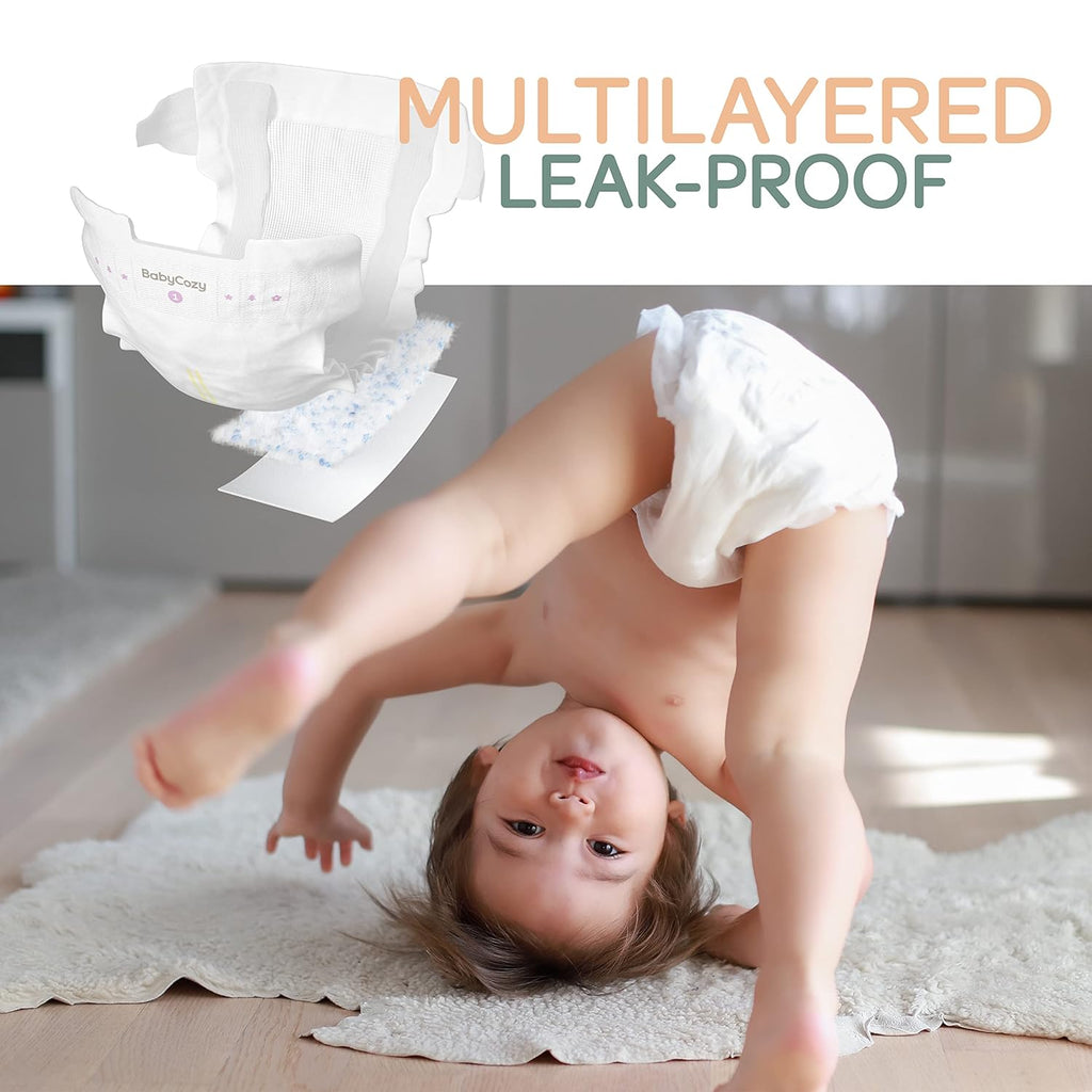 Momcozy Babycozy Baby Diapers Size 3 Small Pack-66 Pieces