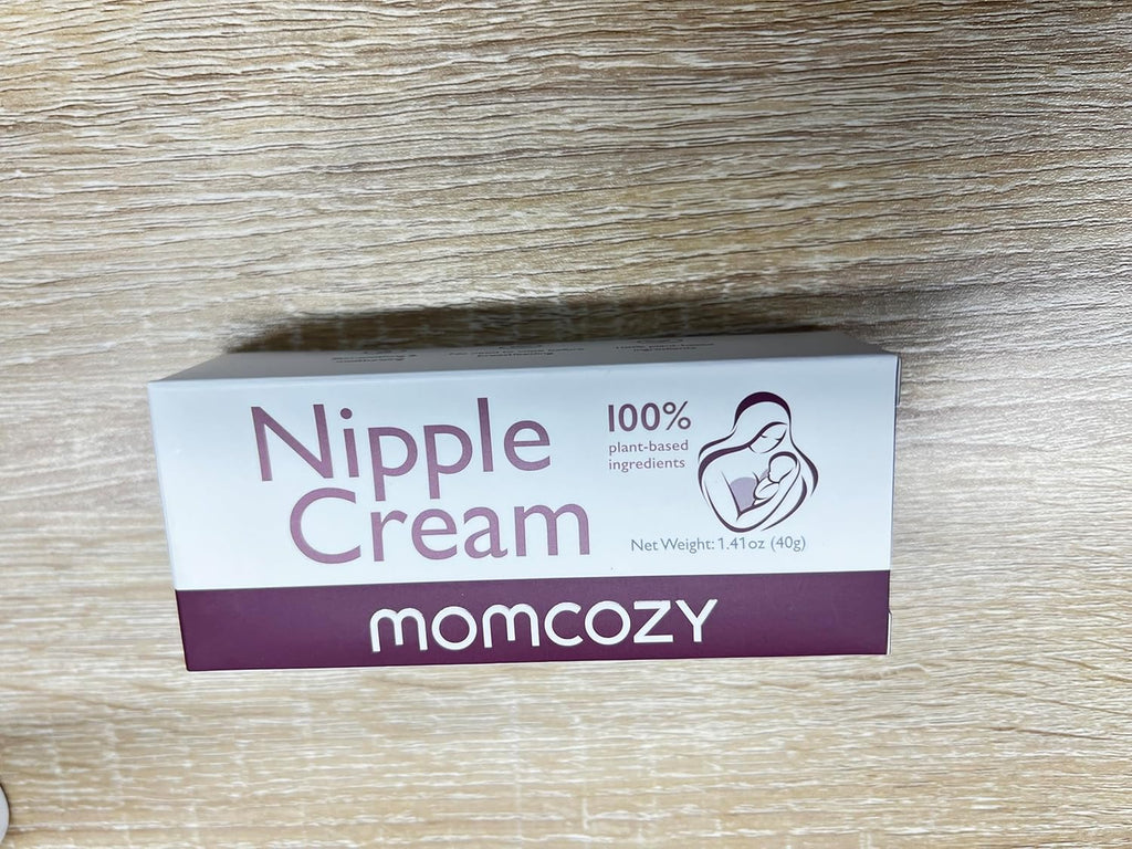 Momcozy Nipple Cream Safe for Breastfeeding, 100% Natural, Lanolin-Free