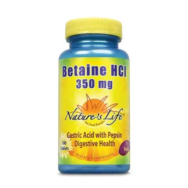 Nature's Life Betaine Hcl 648 mg