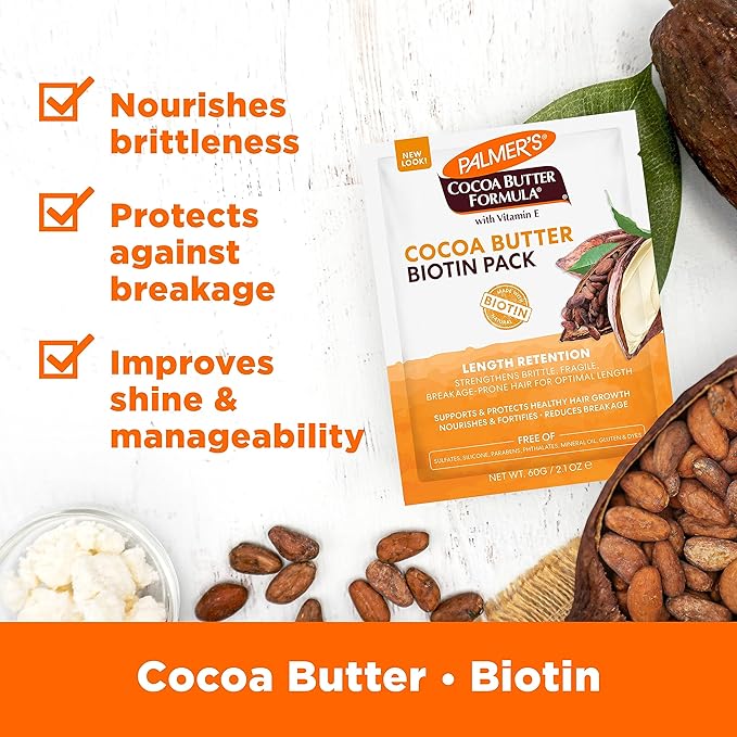 Palmer's Cocoa Butter & Biotin Length Retention Biotin Pack