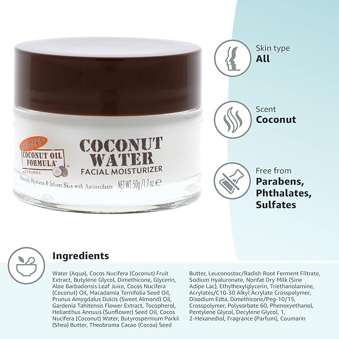 Palmer’s Coconut Oil Formula Coconut Water Face Moisturizer
