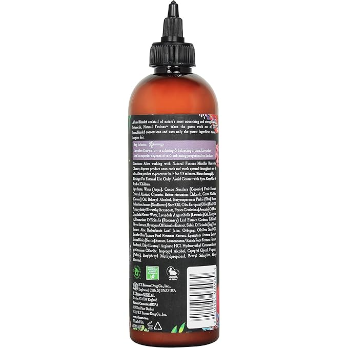 Palmer's Natural Fusions Micellar Rose Water Cleanser for Hair Clarifying Shampoo