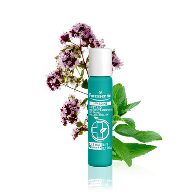 Puressentiel Daily Wellness Roller Mal of Transport to 7 Essential Oils