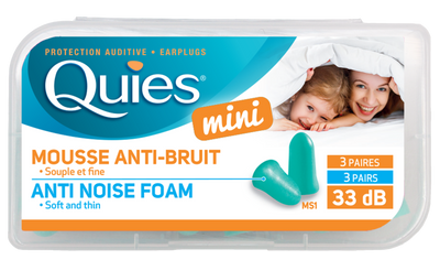 Quies Anti-Noise Foam Mini EarPlugs (Children)