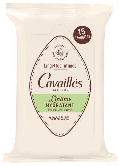 Roge Cavailles Intime Lingettes Hydratantes 15 Lingettes