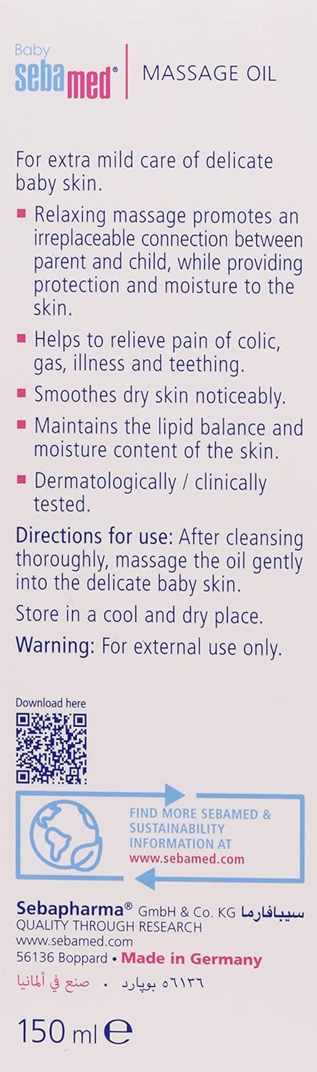 Sebamed Baby Soothing Massage Oil 150ml