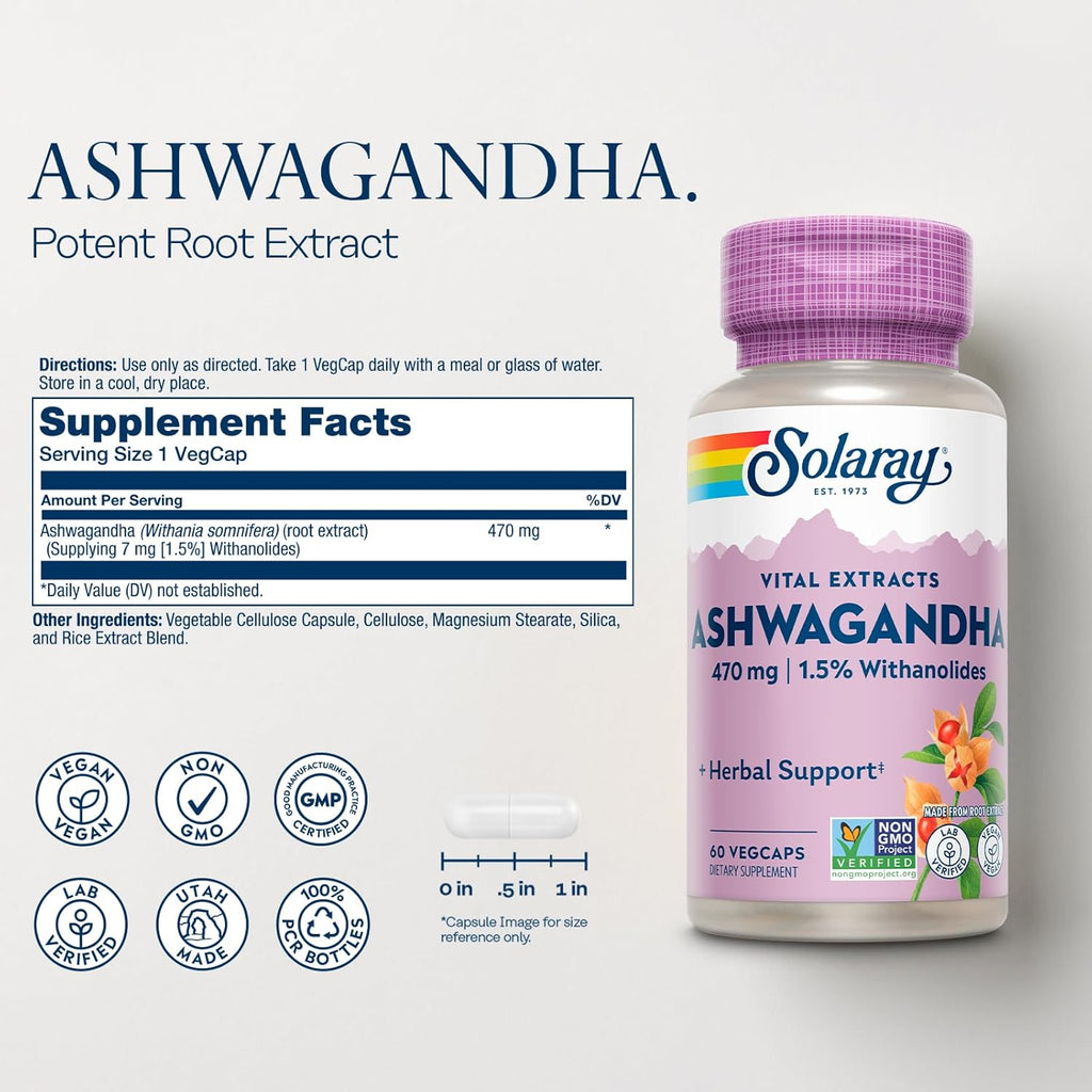 Solaray Ashwagandha Root Extract