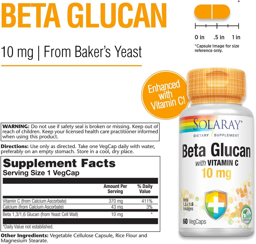 Solaray Beta Glucan & Vitamin C