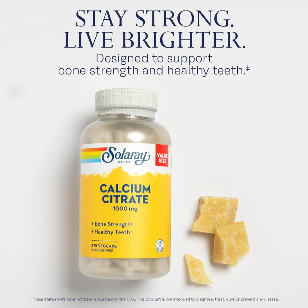Solaray Calcium Citrate 1000 mg