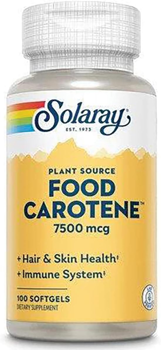 Solaray Food Carotene 7500mcg