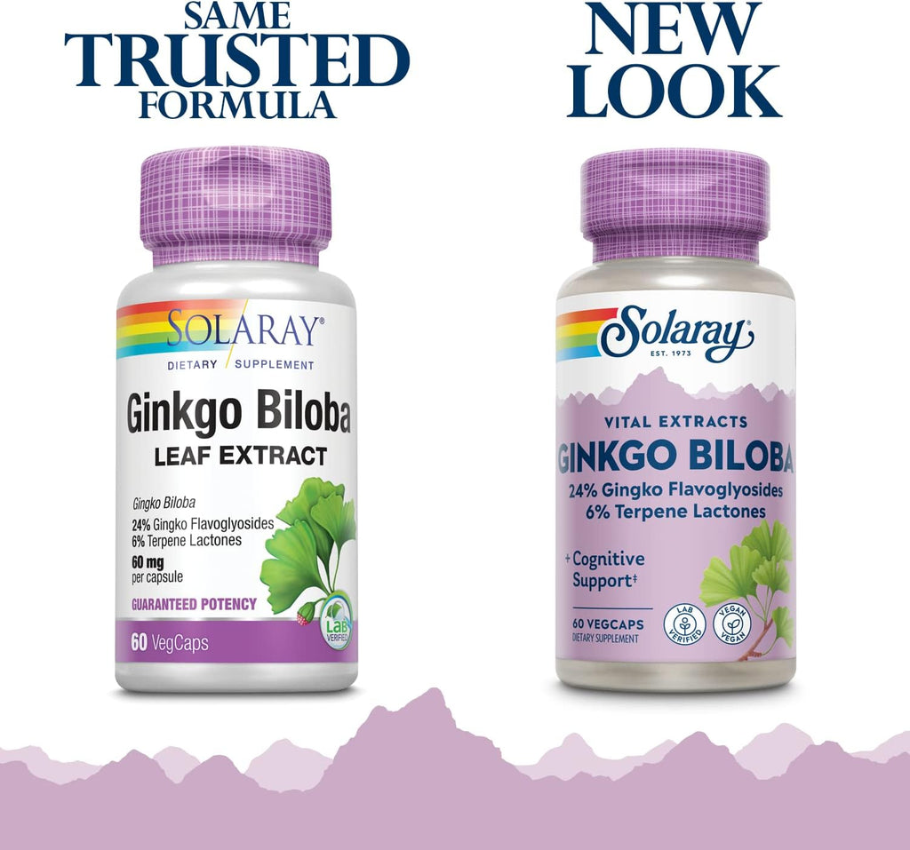 Solaray Ginkgo Biloba 60 mg