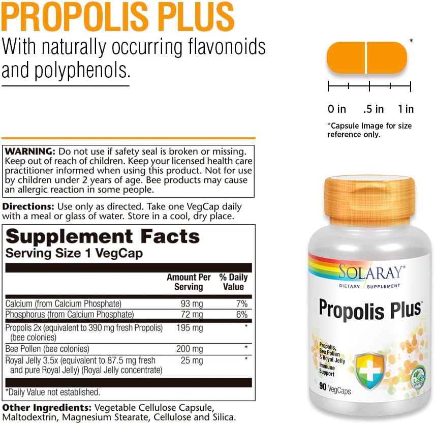 Solaray Propolis Plus