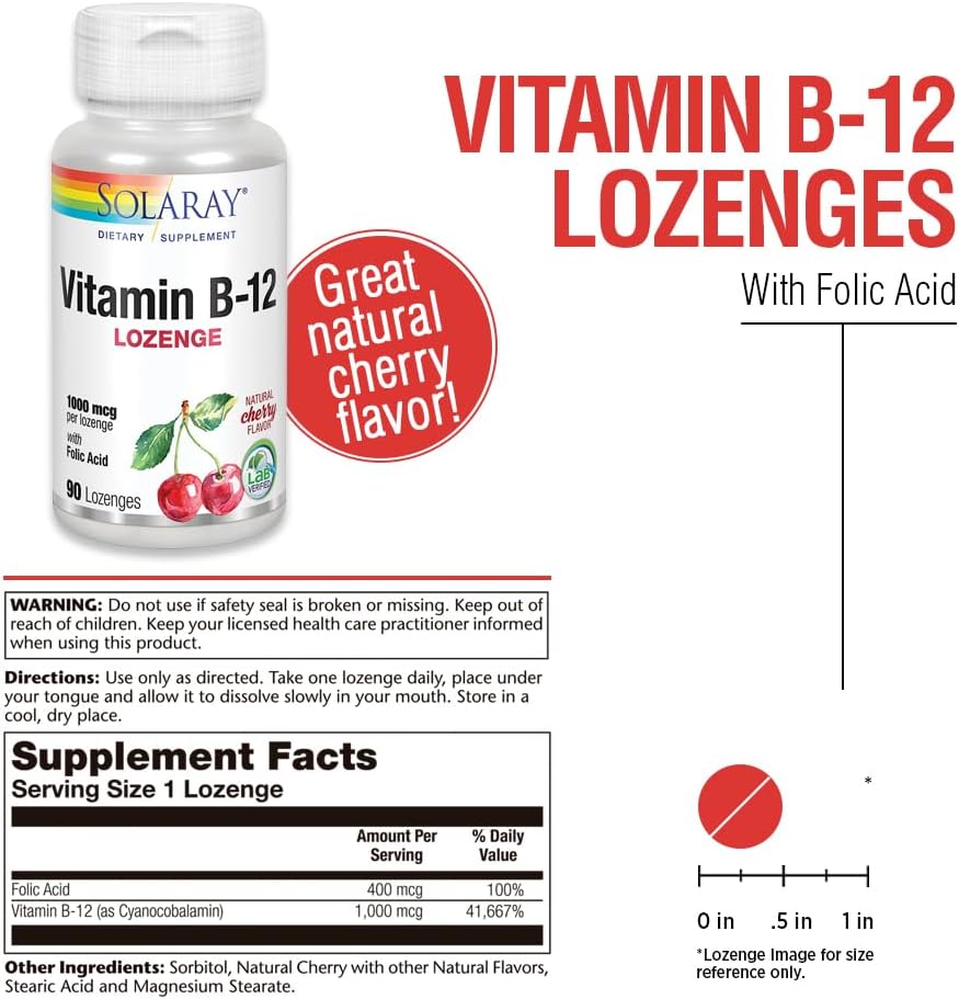 Solaray Vitamin B-12 1000 mcg