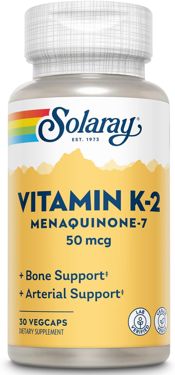 Solaray Vitamin K-2 Menaquinone-7 50 mcg