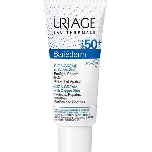 Uriage Bariederm Cica Cream With Copper Zinc Spf50+