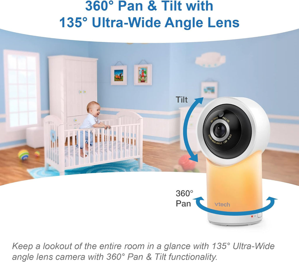 Vtech - Digital Smart Wi-fi HD Pan Tilt With Remote Access