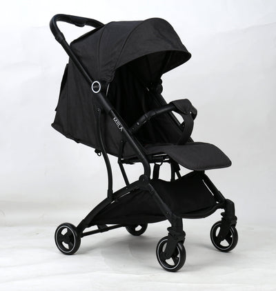 Miila Travel Stroller and Adapter Black Lightweight