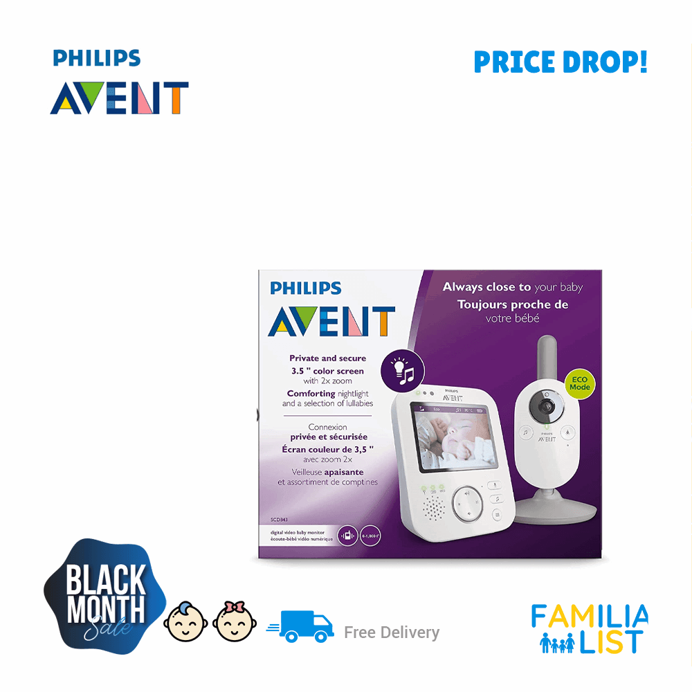 Ecoute bebe DECT LCD Philips Avent