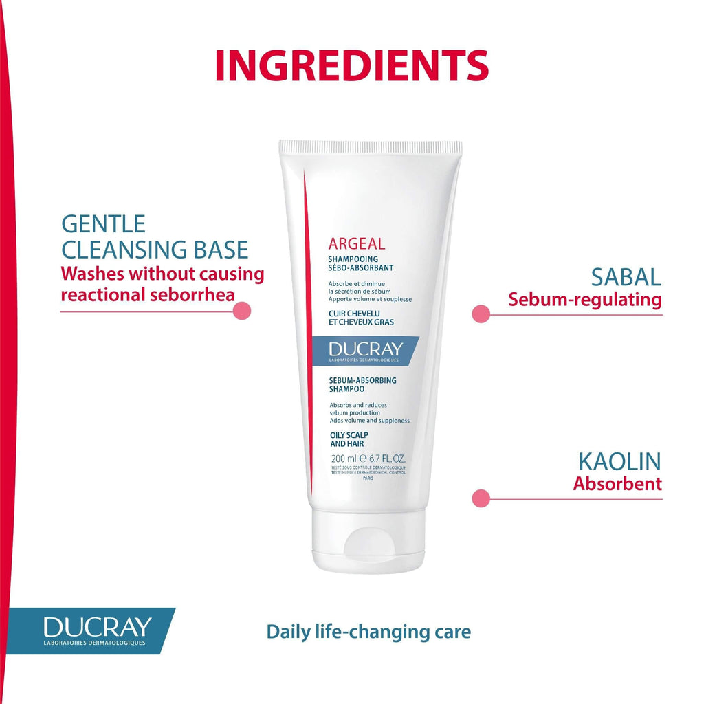 Ducray Argeal Sebum-Absorbing Shampoo