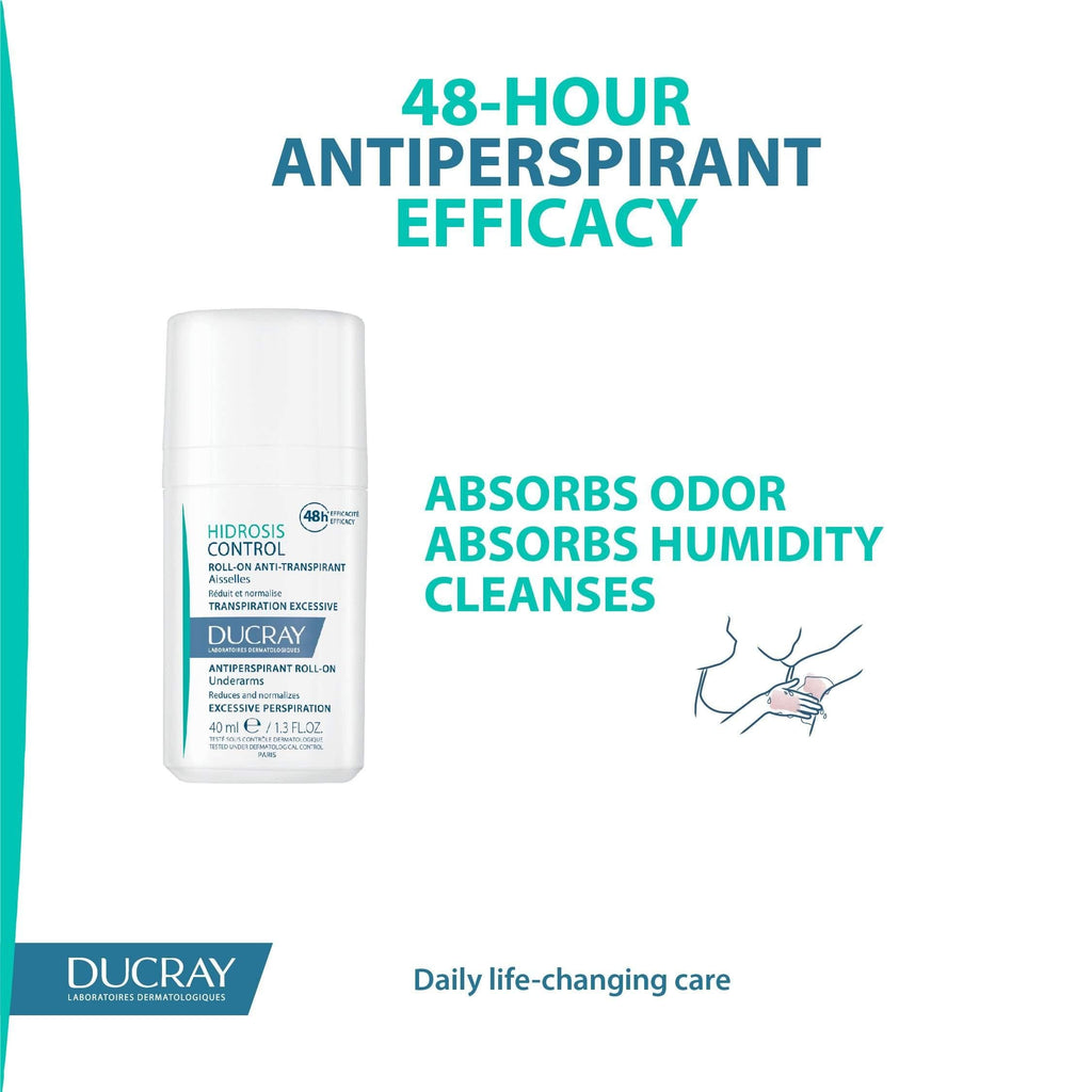 Ducray Hidrosis Control Antiperspirant Roll-On - Underarms