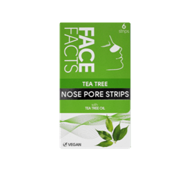 Face Facts Tea Tree Nose Pore Strips (x6)