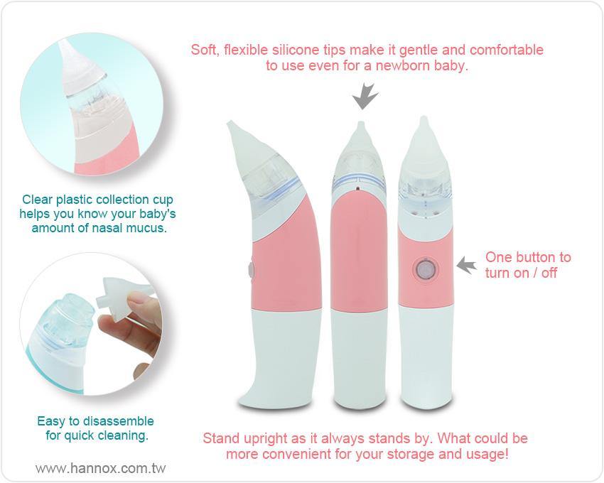 Hannox Powered Nasal Aspirator Battery For Ages 0+