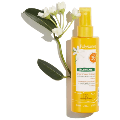 Klorane Polysiane Sublimating Sun Spray SPF 30 with organic Tamanu & Monoi Body 200 ml