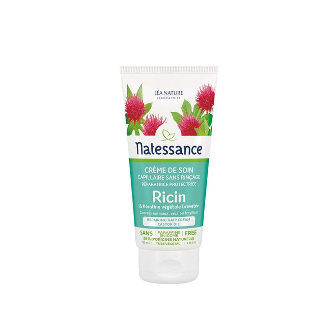 Natessance Castor Oil Leave-In Hair Care Cream