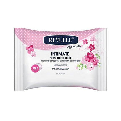 Revuele Wet Wipes Intimate For Sensitive Skin With Lactic Acid