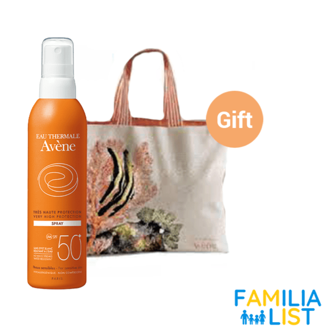 Buy Avene Sun Care Spray Spf 50+ + Free Bag online - Free delivery