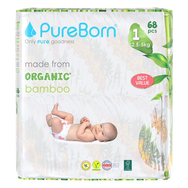 PureBorn Diapers New Born