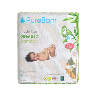 PureBorn Diapers Double Pack