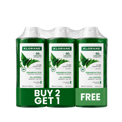Klorane Buy Two Get One Klorane Organic Nettle Shampoo 400ml