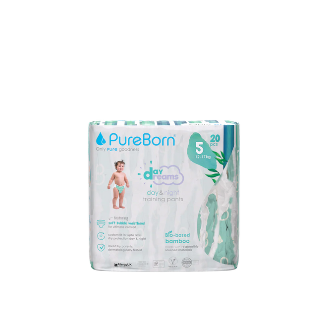 PureBorn DayDream Diapers Size 5 (12-17kg)