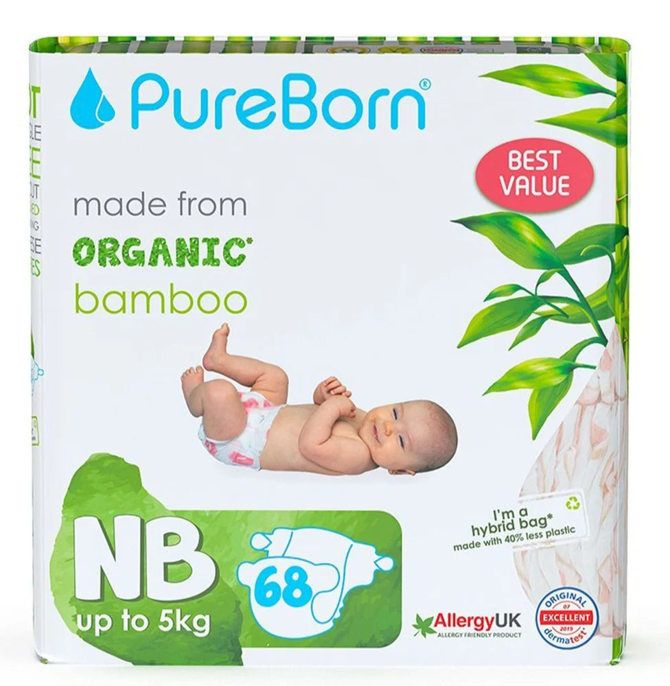 PureBorn Diapers Double Pack