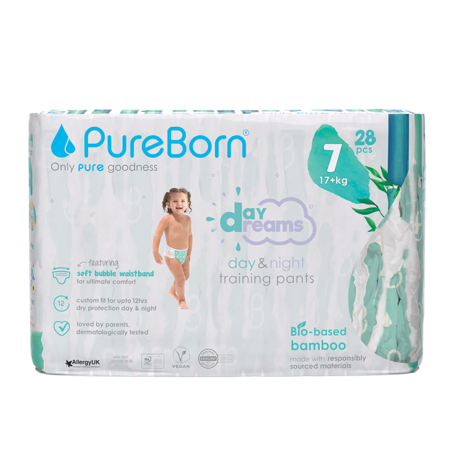 PureBorn DayDream Diapers Size 7 (+ 17kg)