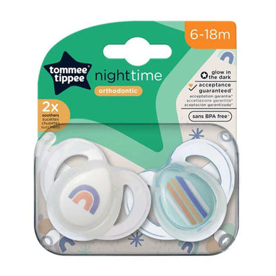 Tommee Tippee Soother Night Time 6- 18m