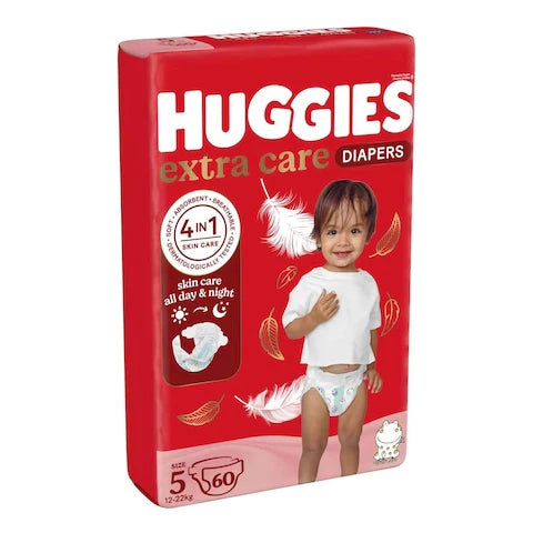 Huggies  N.5 (12-22Kg) 60Pieces