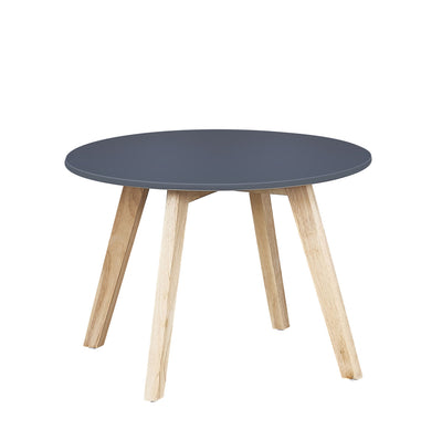 Miila Children Table Round Kids Furniture Grey White - White