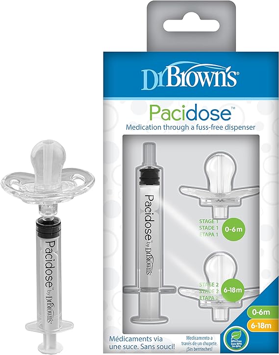 Dr Brown's Pacidose Pacifier and Liquid Baby Medicine Dispenser