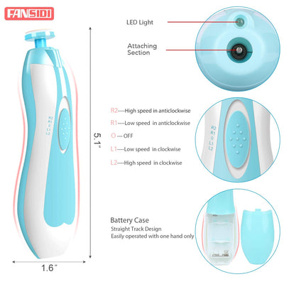 Miila Baby Nail Trimmer Blue Or Pink Gentle Care
