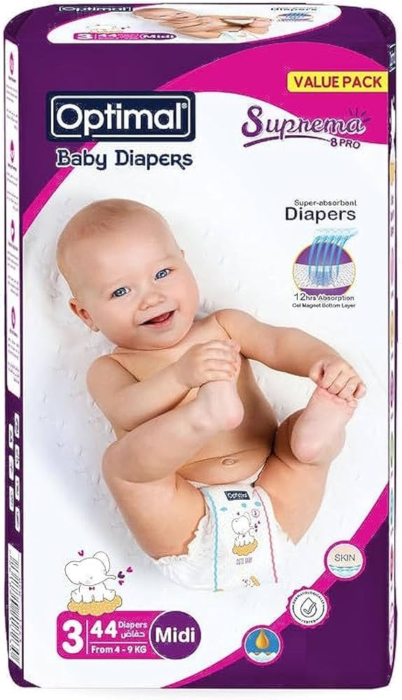 Optimal Diapers No.3 X 44(4-9KG)