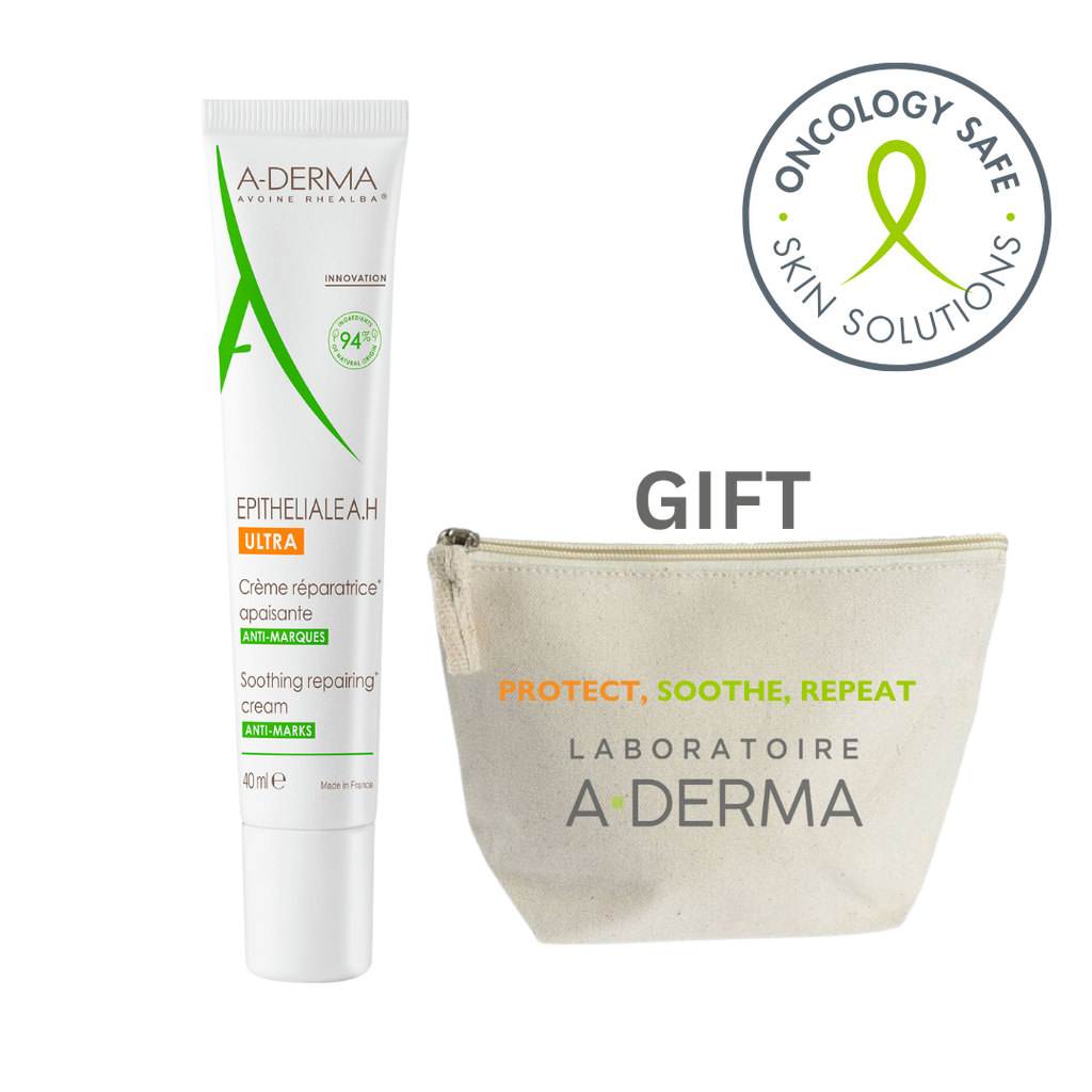 Aderma Pink Bundle Epitheliale A.H Duo - Ultra Repairing Cream + Free Pouch